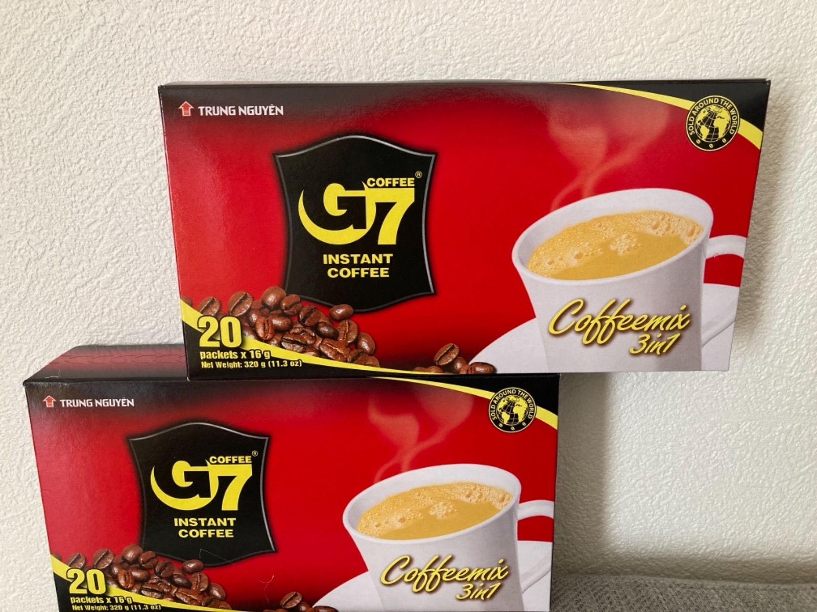 G 7ベトナムコーヒー カフェオレ 正規品 40袋 - ベトナムコーヒー専門