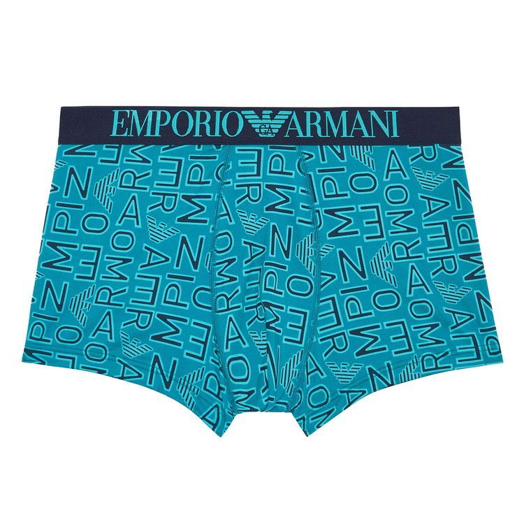 エンポリオアルマーニ ALL OVER MICROFIBER ボクサーパンツ ハーバー ブルー