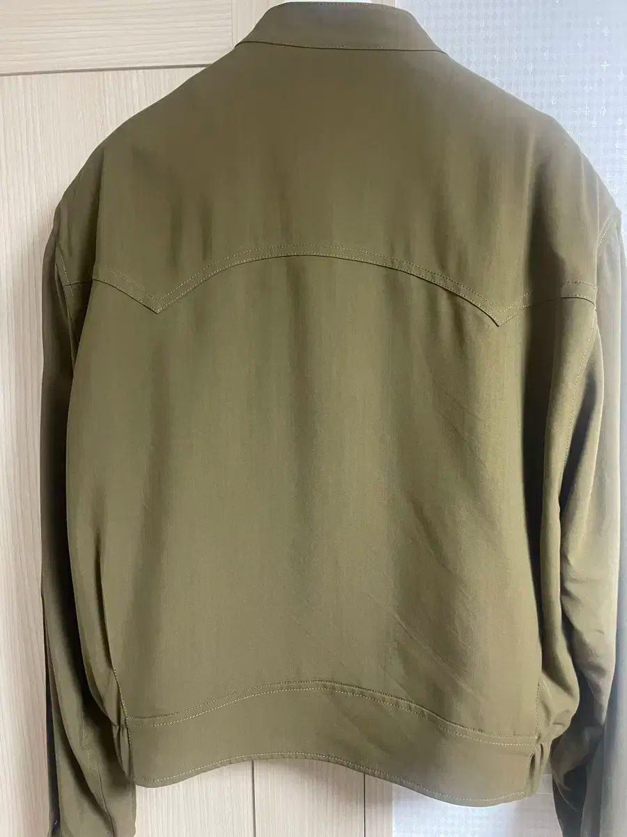 レクト カーキ COS ビスコース ボウリング アウター カーキ ブラウン