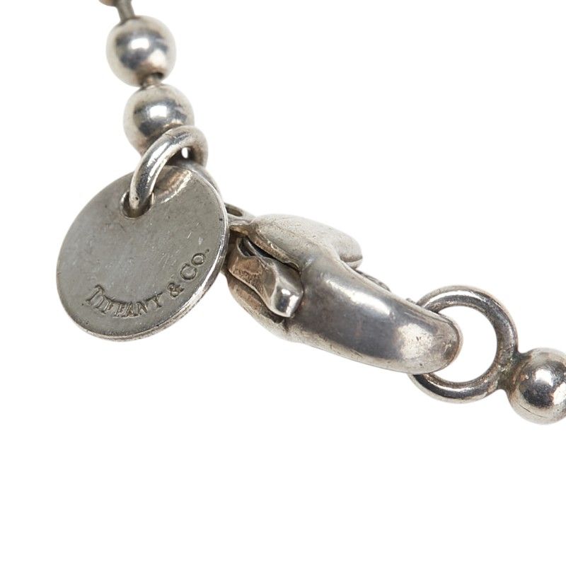 ティファニー ドッグタグ ボールチェーン ペンダントネックレス SV925