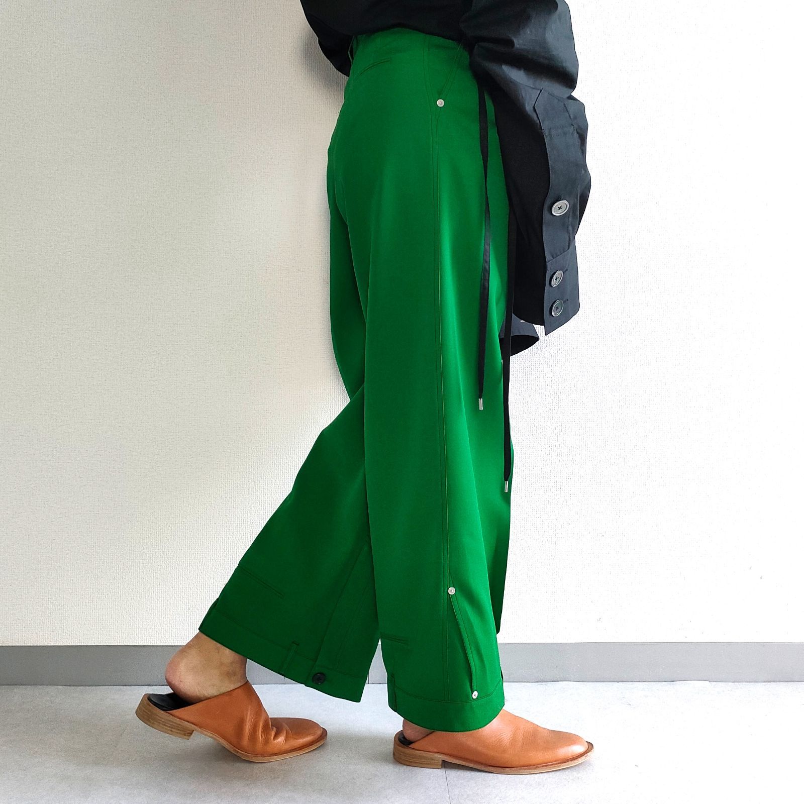 HARUKI SHIMAMURA LOOP SUIT PANTS-