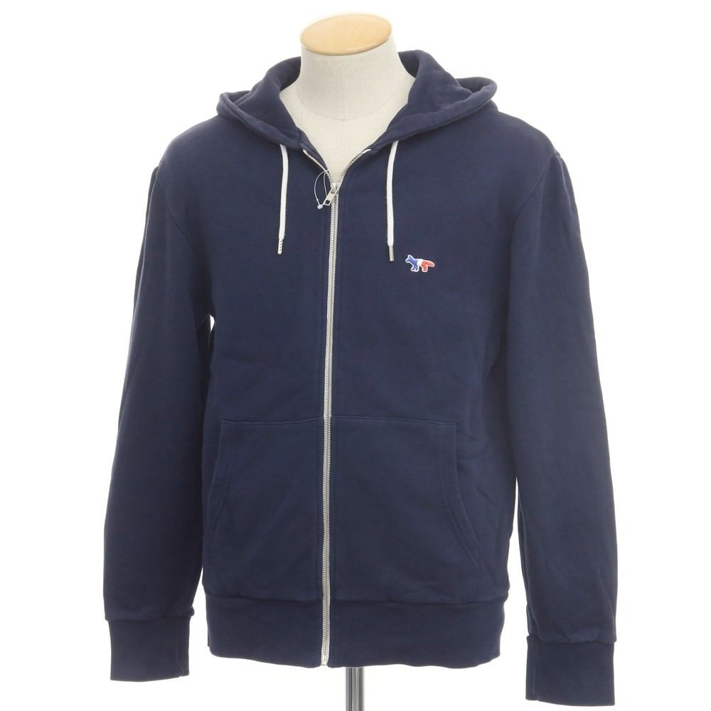 中古】メゾンキツネ MAISON KITSUNE ジップアップ スウェット パーカー