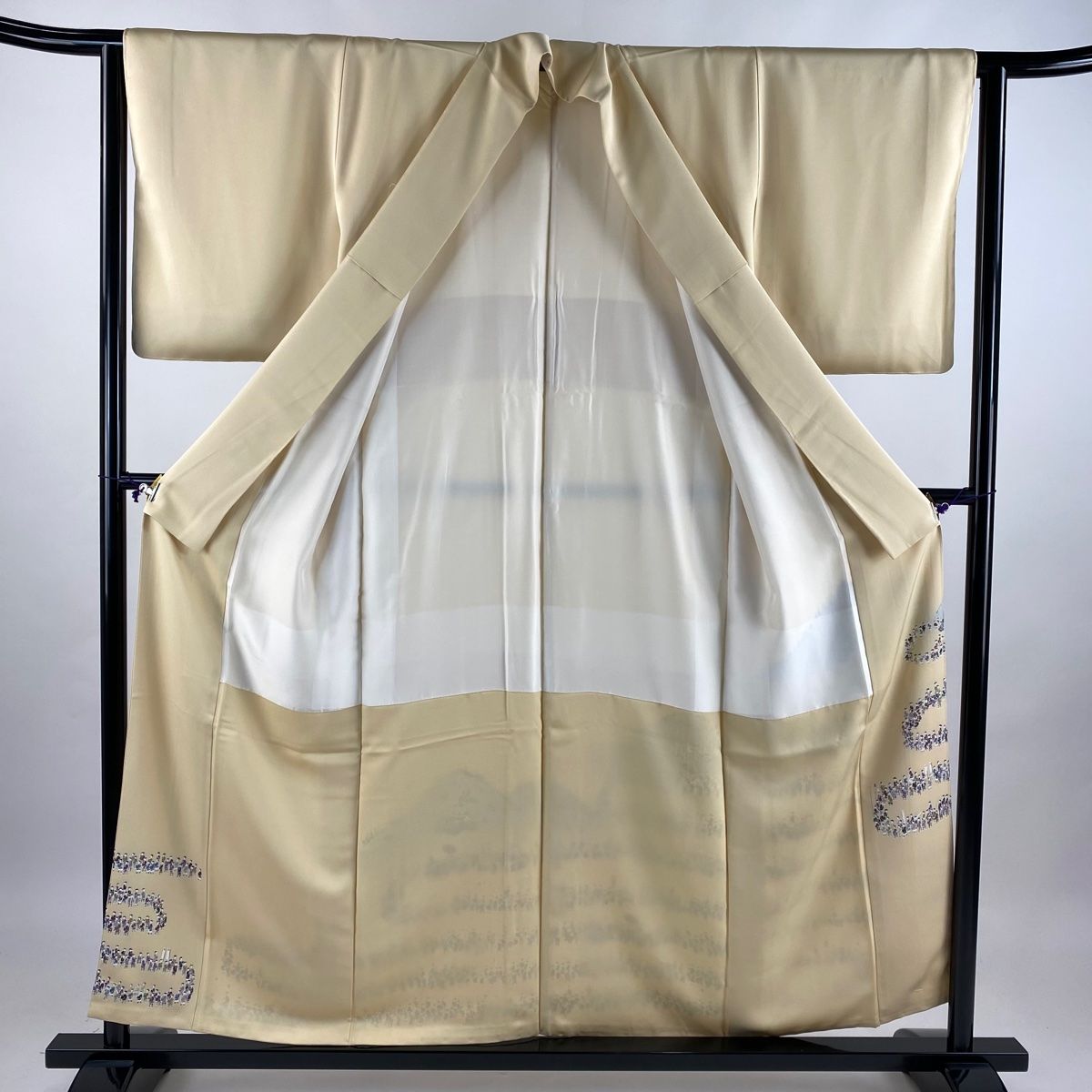 週末限定売切オークション‼️正規品鑑定済⭐️万葉苑京友禅⭐️優雅な鳳凰 店舗改装後【古典新作フェア】仕立無料☆京友禅伝統工芸手描き染