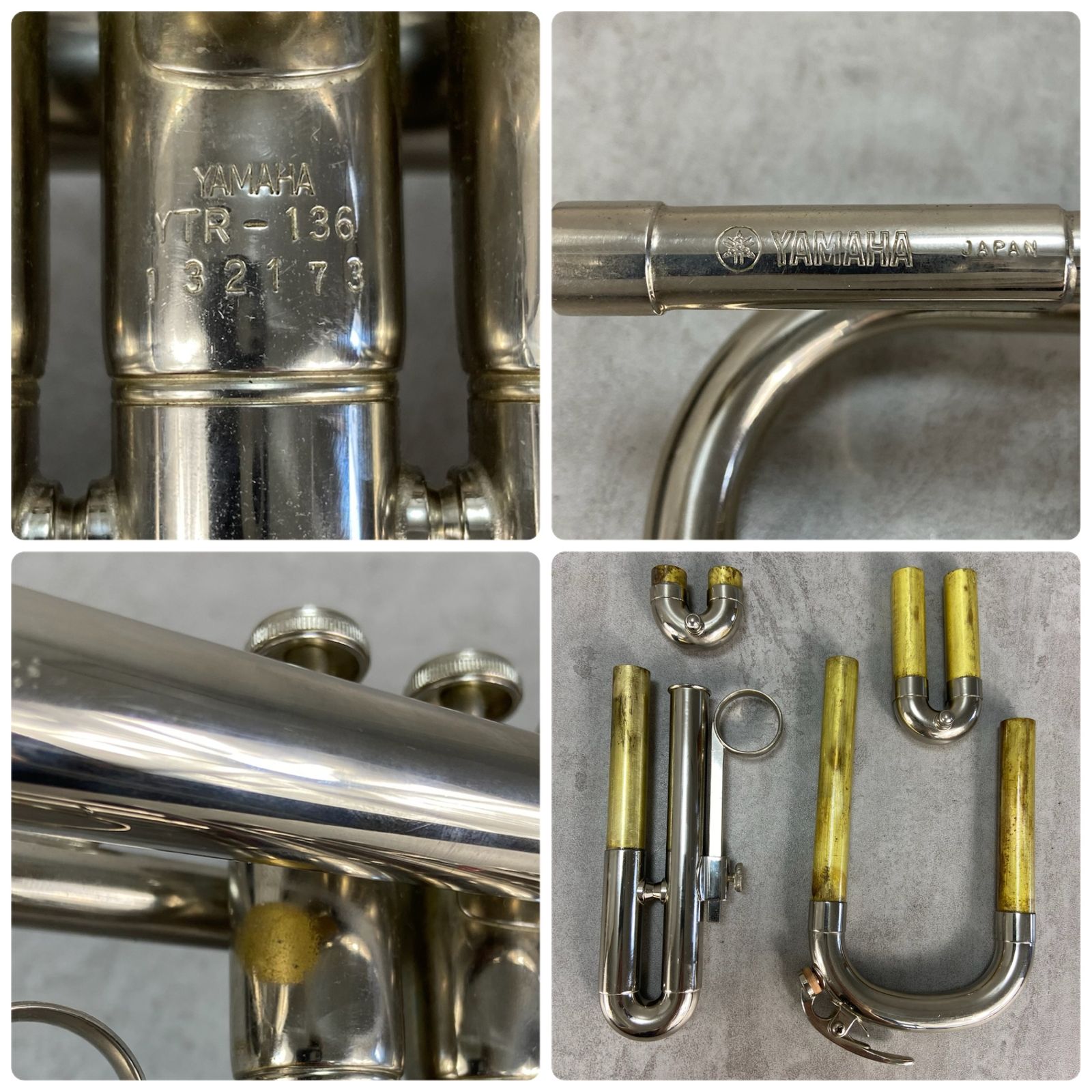 ヤマハ　トランペット　管楽器　YTR-135　ボアサイズM　ニッケルメッキ YAMAHA ヤマハ YTR-8335GS トランペット 正規品 Xeno ゼノ