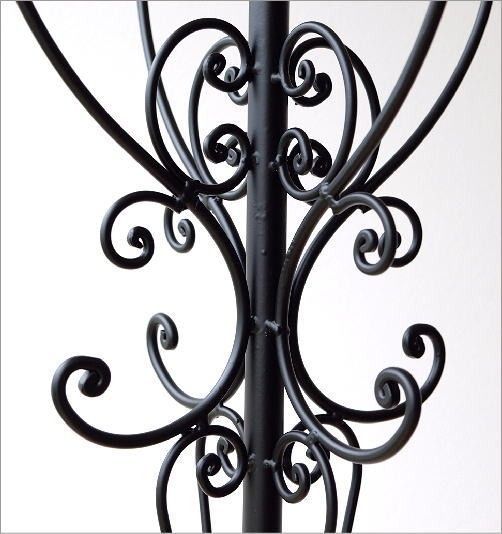 コートハンガー ポールハンガー アンティーク おしゃれ アイアン 玄関