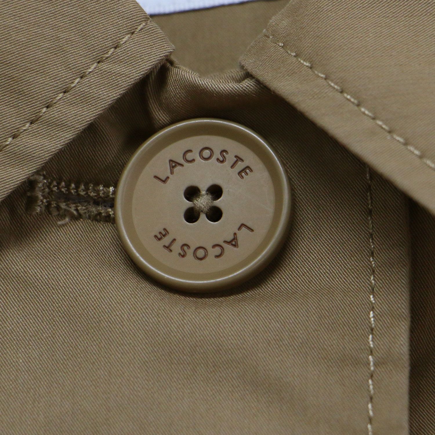 LACOSTE ラコステ コート ベージュ サイズ:34(S) / リラックス