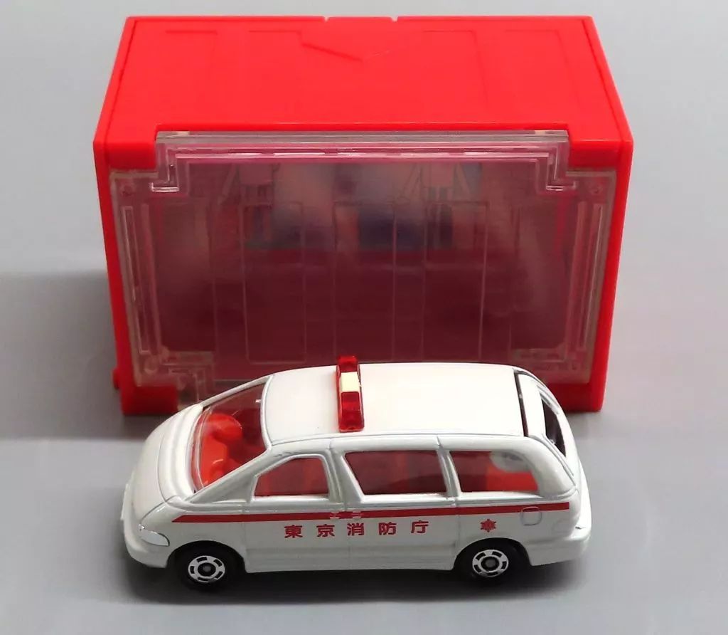 トミカ ミニカー トミカ 87 エスティマ 救急車 東京消防庁 ○中古 トミカ（日本製）空き