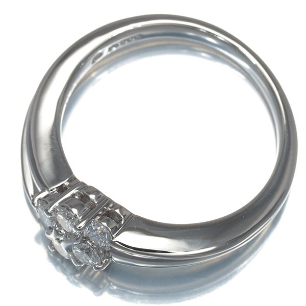 16/美品 モニッケンダム Pt900 ダイヤ計0.45ct リング 指輪 モニッケンダム リング ダイヤ ダイヤモンド 0.36ct 11号 Pt900