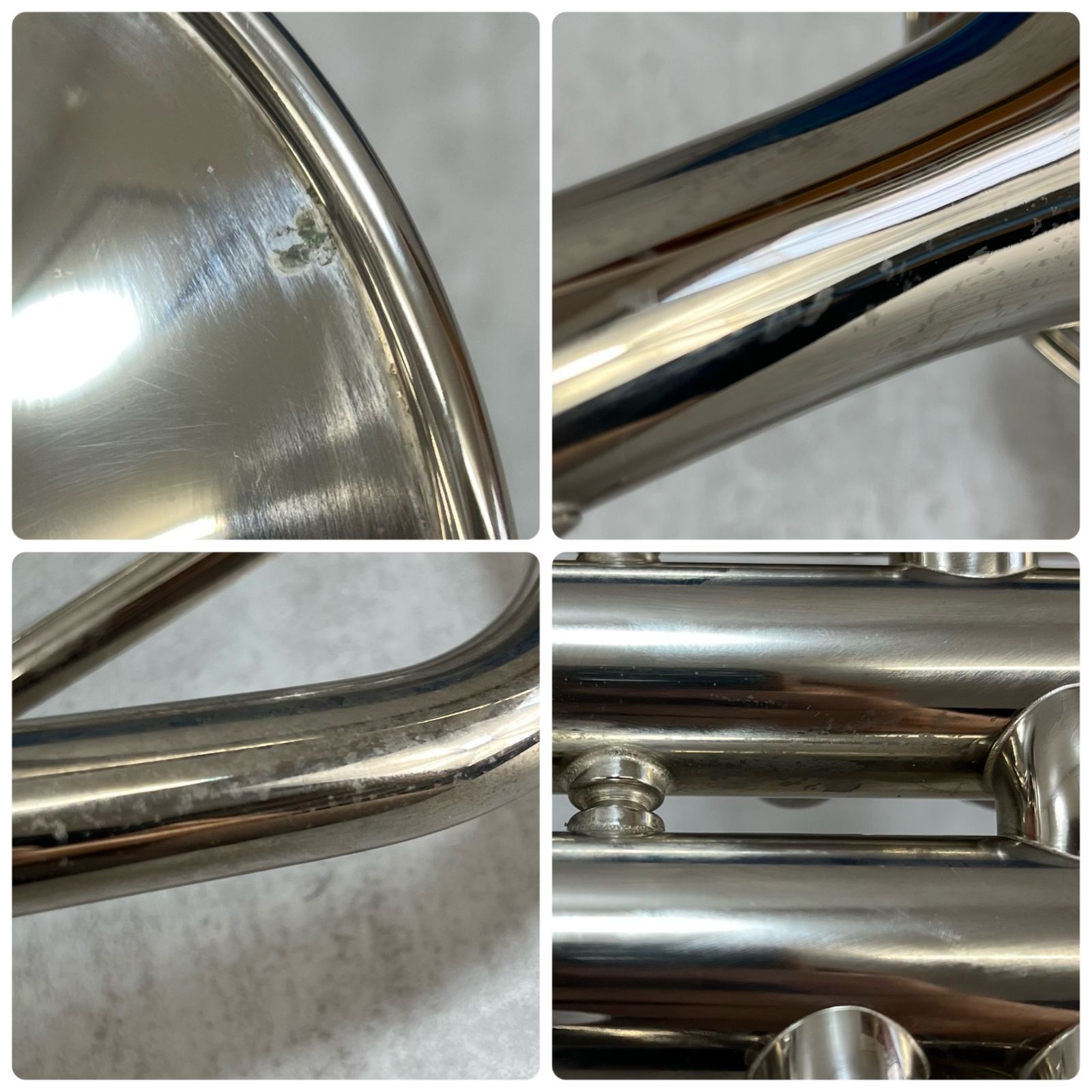 YAMAHA　ヤマハ　B♭トランペット　YTR-135　trumpet 管楽器　ニッケルめっき　ハードケース