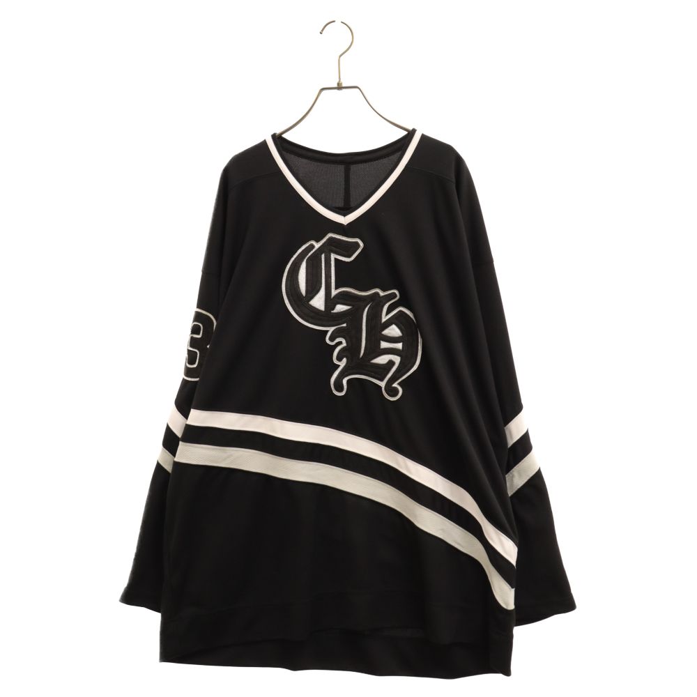 CHROME HEARTS (クロムハーツ) PPO HOCKEY JERSEY レザーパッチ装飾