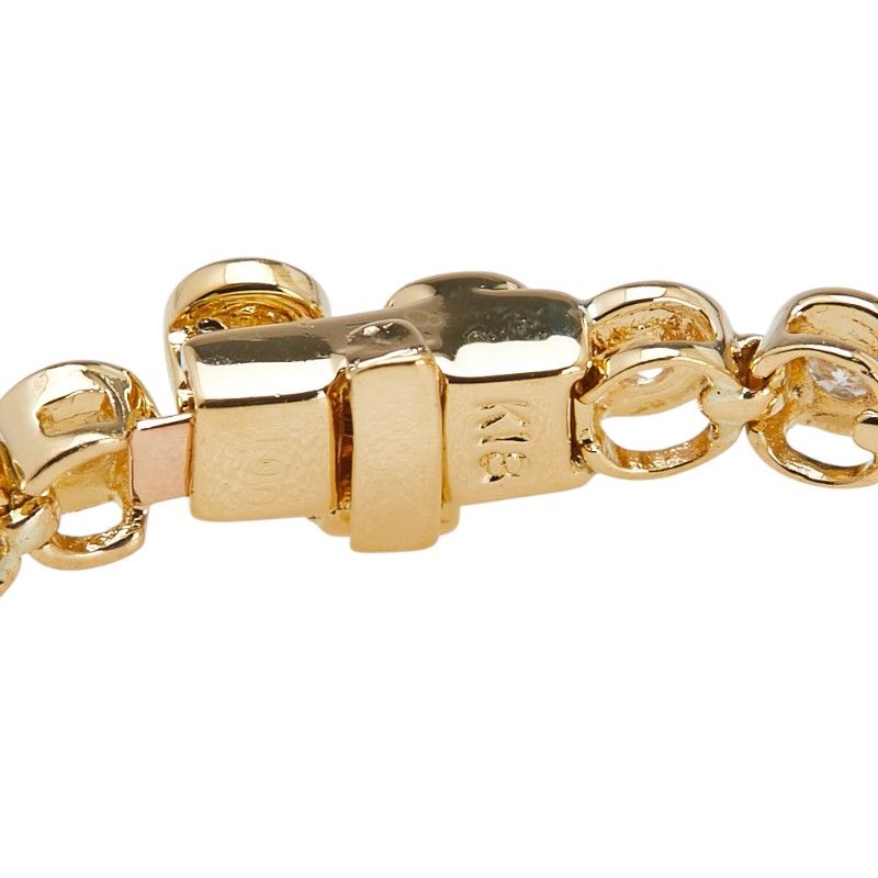 K18YG イエローゴールド チェーン ブレスレット サイズ調節可 K18YG イエローゴールド チェーン ブレスレット サイズ調節可