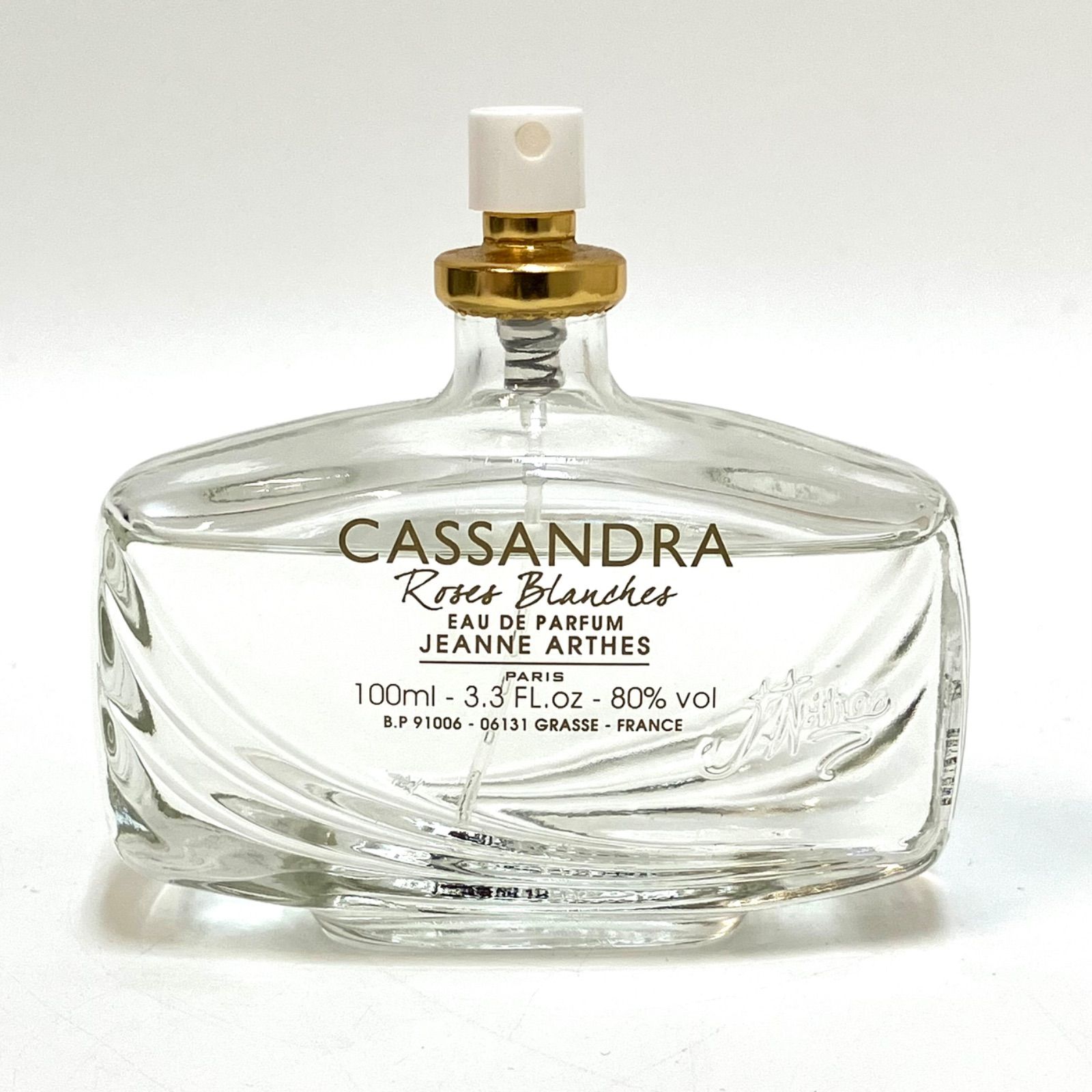 JEANNE ARTHES＊CASSANDRA ジャンヌアルテス カッサンドラ ホワイトローズ オードパルファム 100ml 香水 フランス製  残量8割 蓋無し - メルカリ