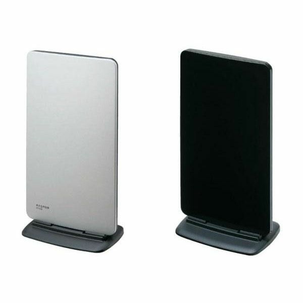 マスプロ電工 家庭用UHF卓上アンテナ ブースター内蔵型 シルバー 