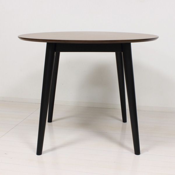 フェブラダイニングテーブル 約幅90cm ブラウン 組立式 代引不可