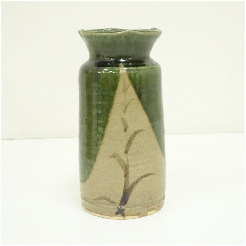 児島塊太郎造 織部花生