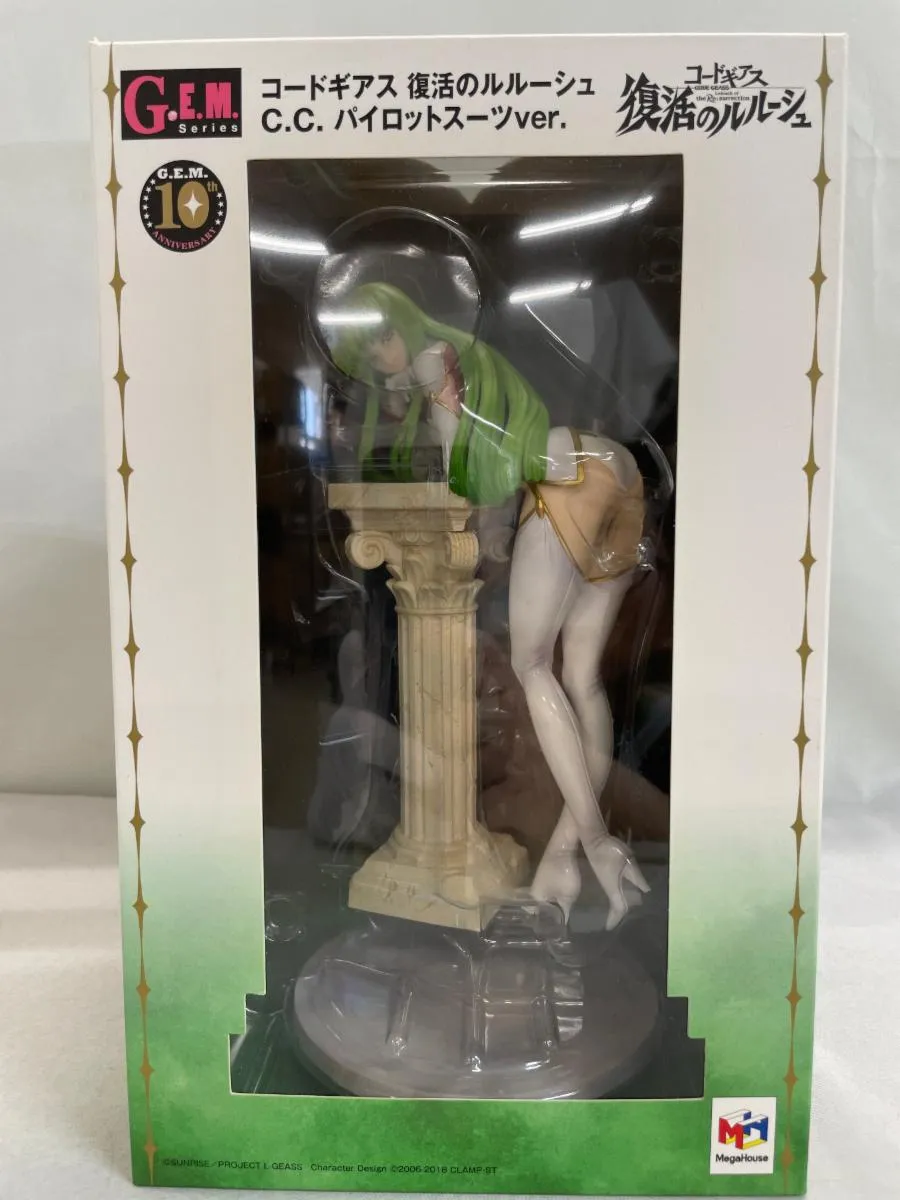 PILOT - (再販) G.E.M.シリーズ C.C.(シーツー) パイロットスーツver. コードギアス 復活のルルーシュ 完成品 フィギュア プレミアムバンダイ&amp;一部店舗限定 メガハウス 二次受注】G.E.M.シリーズ コードギアス 復活のルルーシュ C.C.