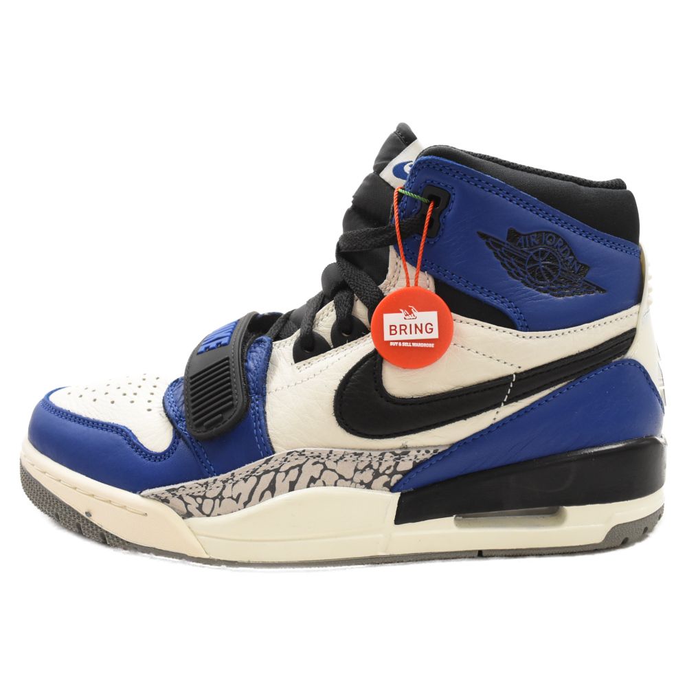 NIKE (ナイキ) ×JUST DON AIR JORDAN LEGACY 312 NRG AQ4160-104 ジャストドン エアジョーダンレガシー ハイカットスニーカー ブルー US8.5/26.5cm