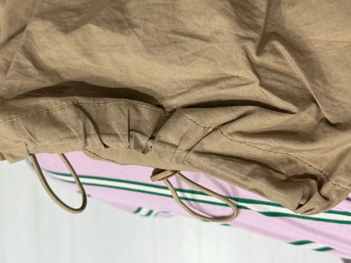 アズイフOh イージー カーゴパンツ ベージュ