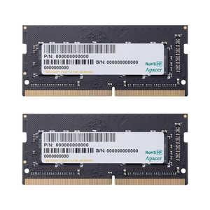 4営業日で発送 Apacer ES.32GA1.GSRK2 増設メモリ DDR4-3200 ES.32GA1.GSRK2 SO-DIMM DDR4 16GB 2枚