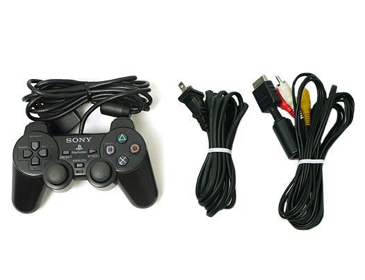 SONY PS2 ミッドナイト・ブラック SCPH-50000NB 元箱あり付属品 - 家庭 ...