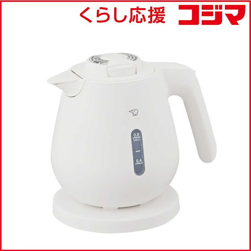 新品 未開封 】 象印 電気ケトル ［0.8L］ ホワイト CK-DC08 未使用 