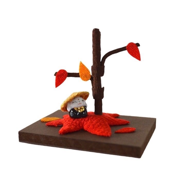 お地蔵様ハンドメイドもみじ秋