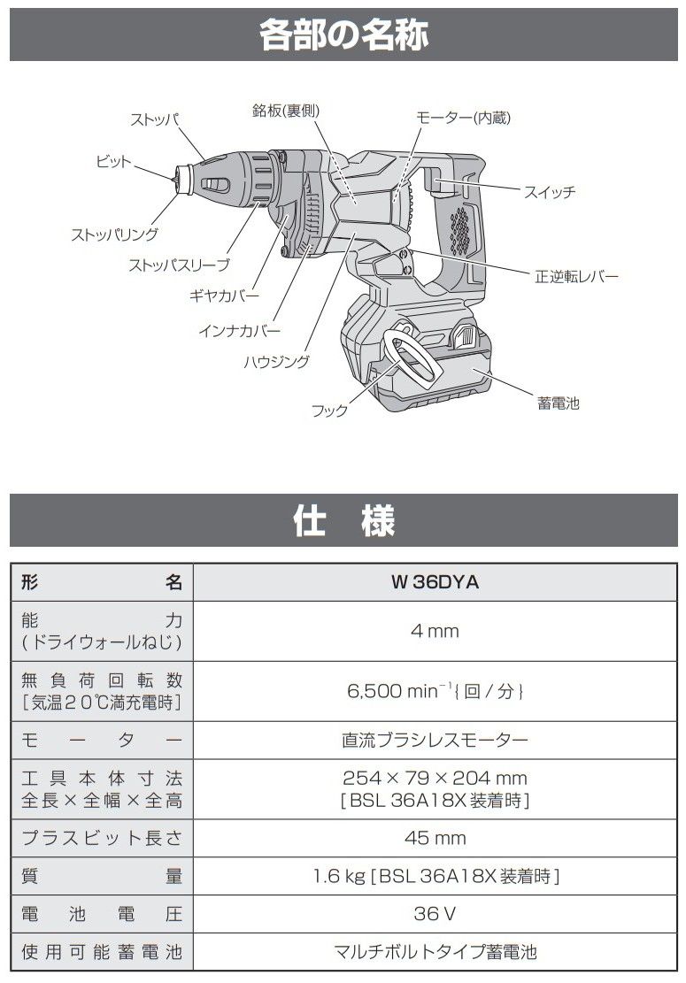 コードレスボード用ドライバ 多板クラッチ搭載