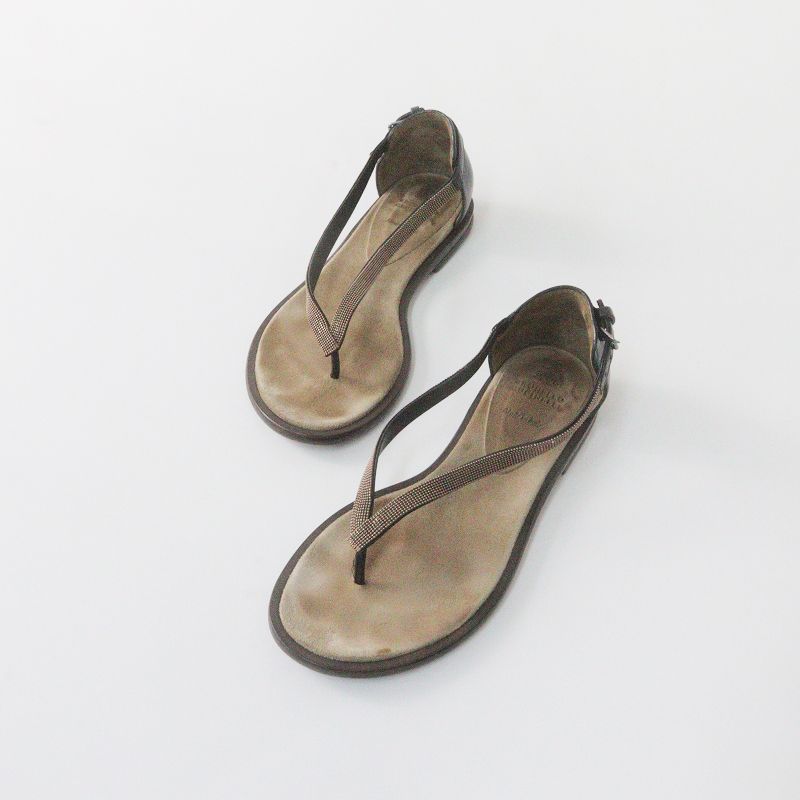 ブルネロクチネリ Brunello Cucinelli モニーレ カカト付き トング  