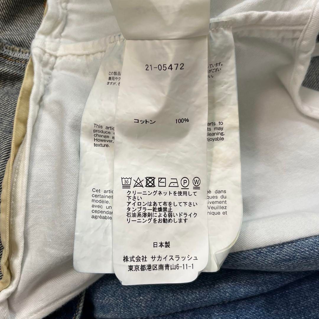 Sacai サカイ 21-05472 リメイク ドッキング デニムコート 2 WWW_MORNINGWALKER_COM