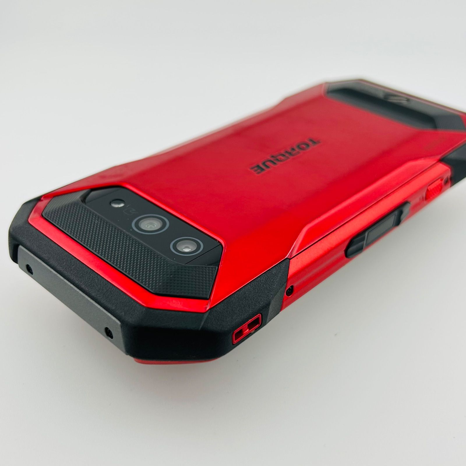 携帯電話、スマートフォン SIMフリー TORQUE 5G 128GB レッド 320 高
