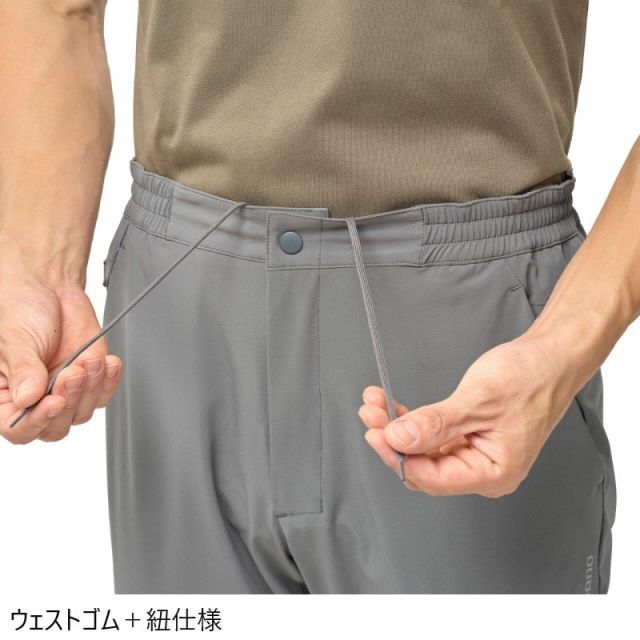 シマノ WP-001Y ドライバーサタイルパンツ L ブラック | 釣具 釣り