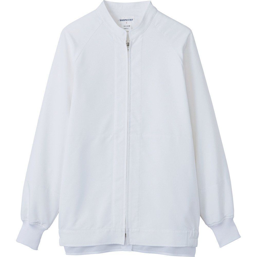 サンペックス 男女兼用長袖ジャンパｰ ホワイト 3L VP621-3L 食品工場向けジャケット