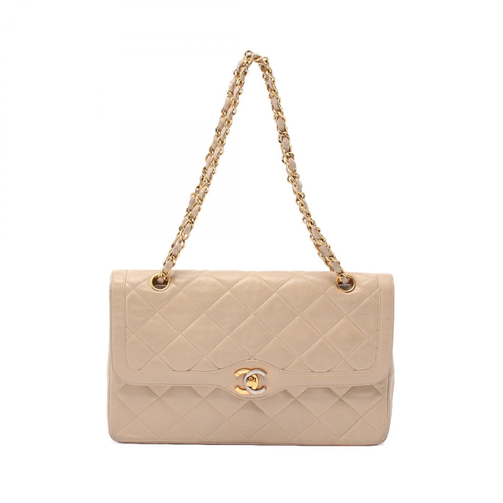 シャネル CHANEL ショルダーバッグ マトラッセ パリ限定 Wフラップ 