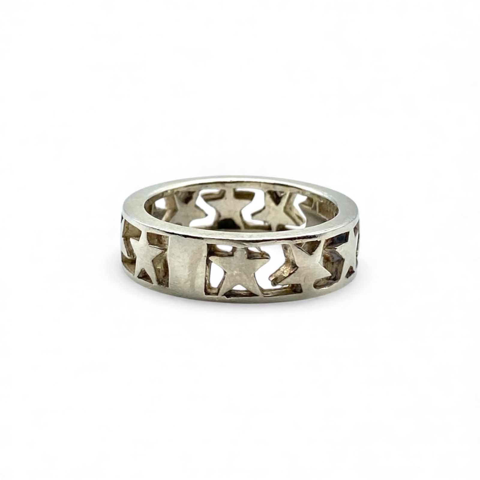 スターモチーフSilver 925 刻印 00s Vintage Design Ring シルバー