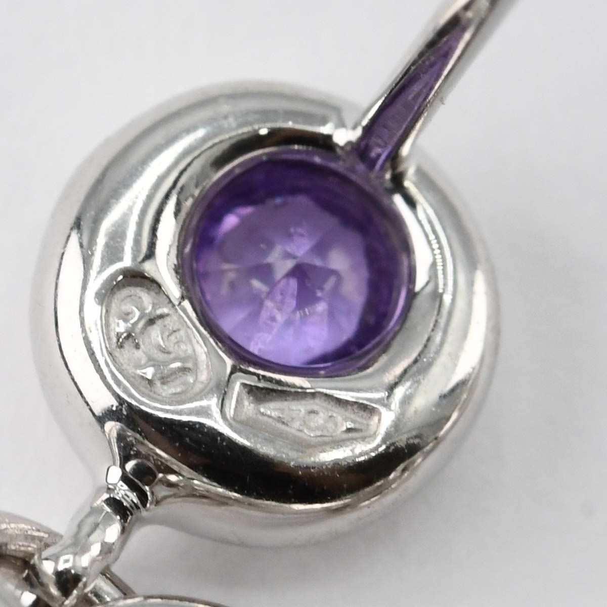 カキ氷　CHAUMET ショーメ アノー サファイア　ネックレス　ピアス 仕上済 CHAUMET ショーメ ピアス アノー サファイア ー 750 18K 9.7g