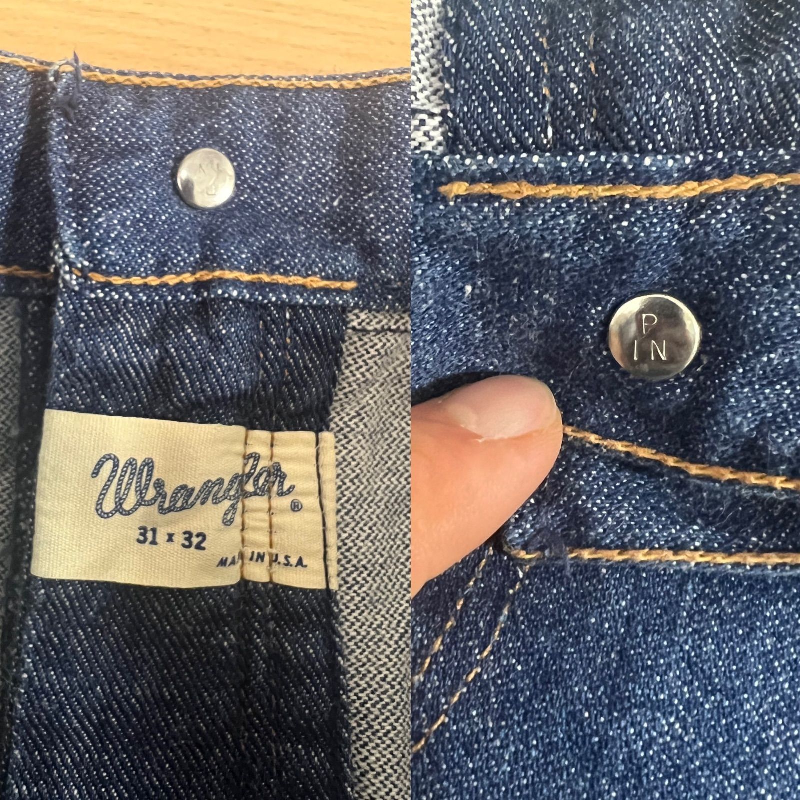 希少 60s 70s wrangler 12MWZ デニムパンツ - メルカリ