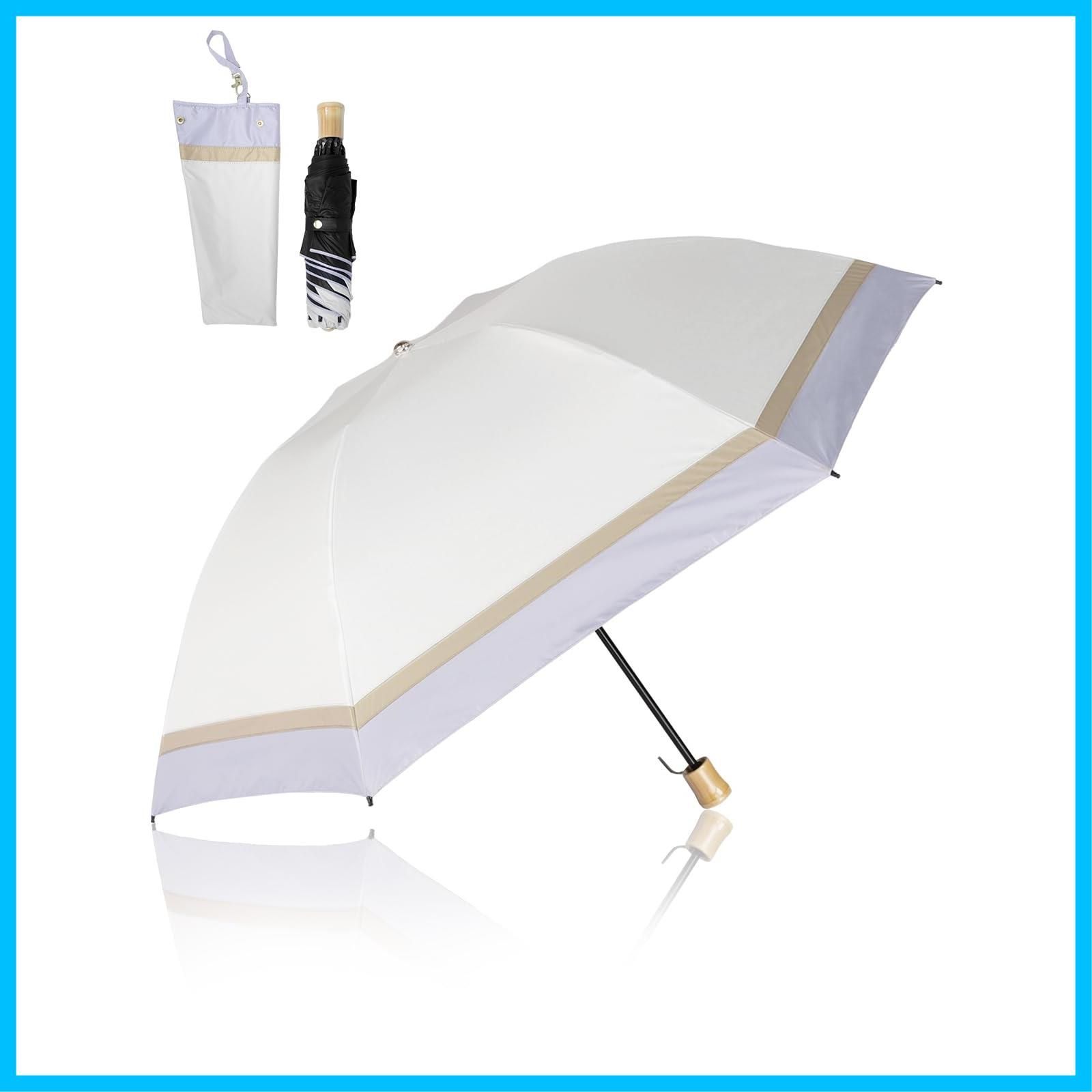 【新着商品】折りたたみ日傘 5級撥水 完全遮光 日傘兼用雨傘 軽量 レディース 折り畳み 遮熱 遮光 晴雨兼用 100 バンブー uvカット 持ち手 日傘 母の日 KIZAWA プレゼント