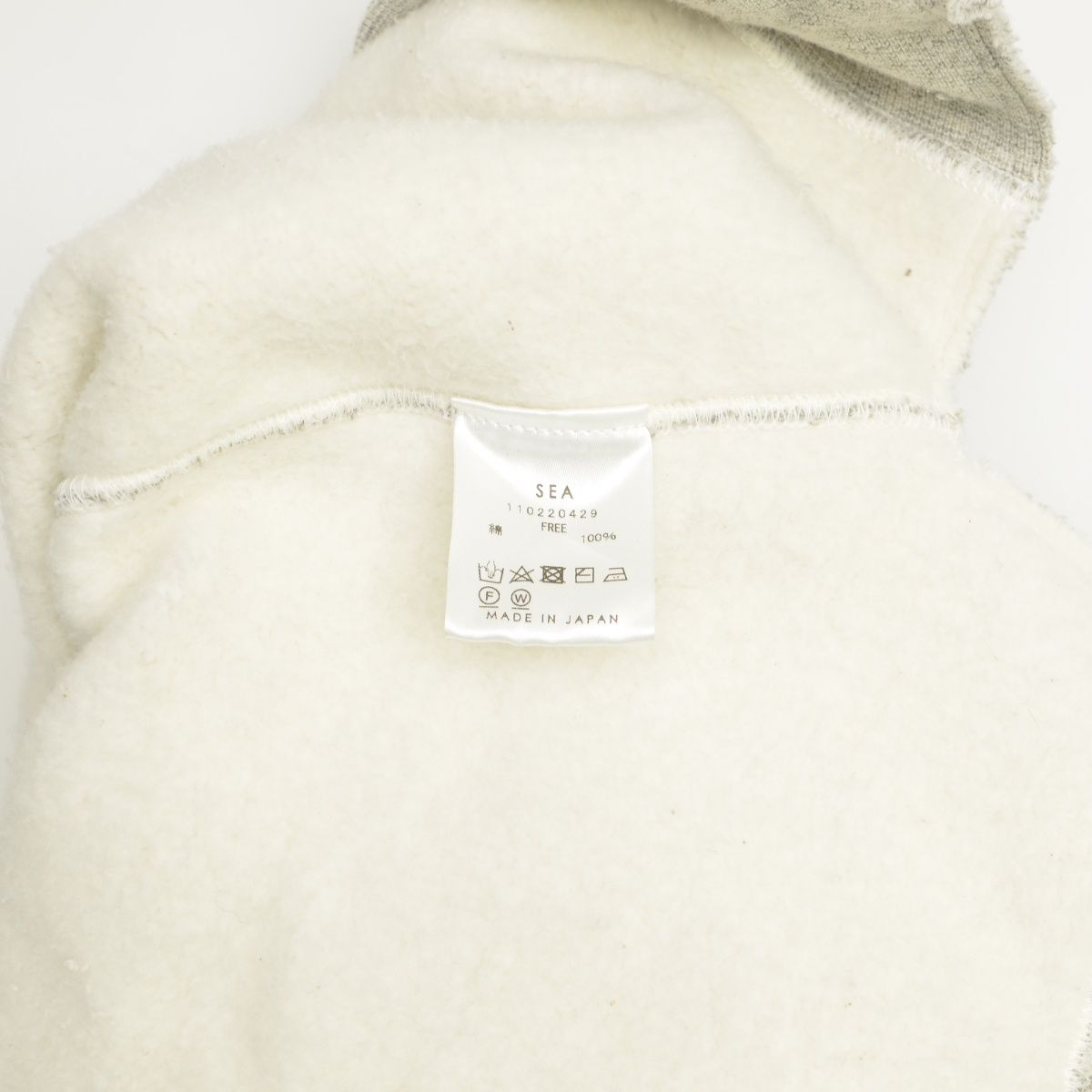 Sea】110220429 AFTER HOOD 後付けスウェットパーカー - メルカリ