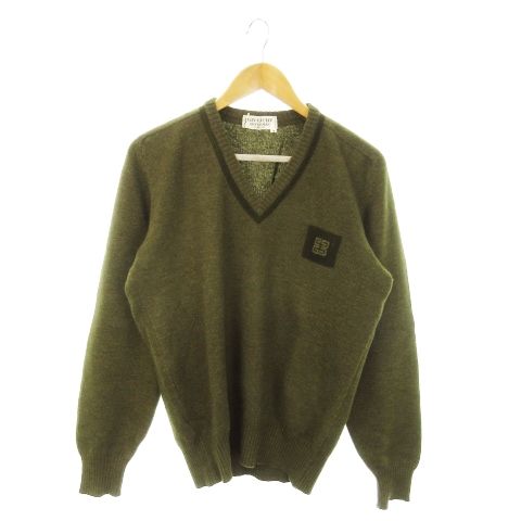 GIVENCHY ジバンシイ オリーブグリーンと黒のロングカーディガン GIVENCHY ジバンシイ オリーブグリーンと黒のロングカーディガン