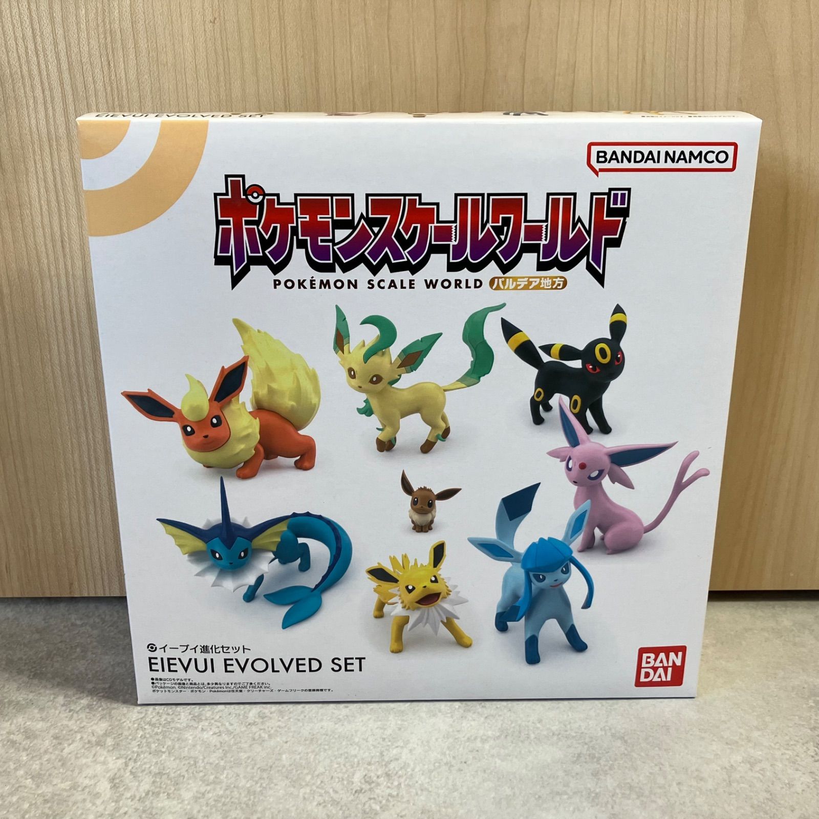 スケールワールド イーブイ進化セット サンダース シャワーズ ブースター リーフィア ブラッキー エーフィ グレイシア ポケモン フィギュア