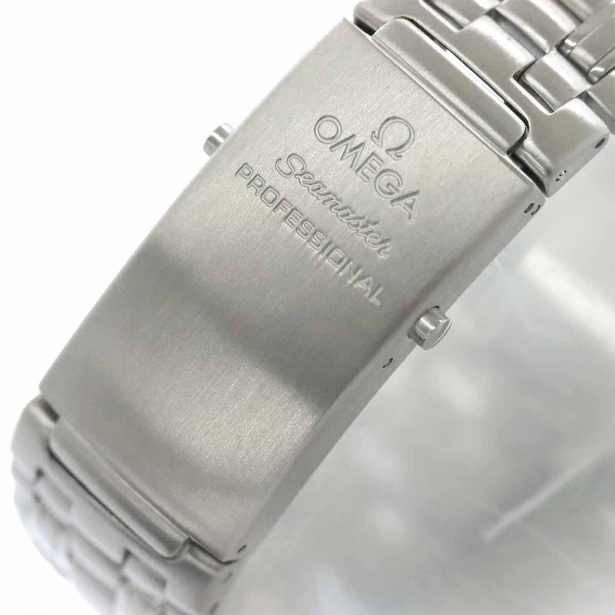 オメガ OMEGA シーマスター プロフェッショナル 300 GMT 2535 80 メンズ 腕時計 デイト ネイビー オートマ 自動巻き 90237675