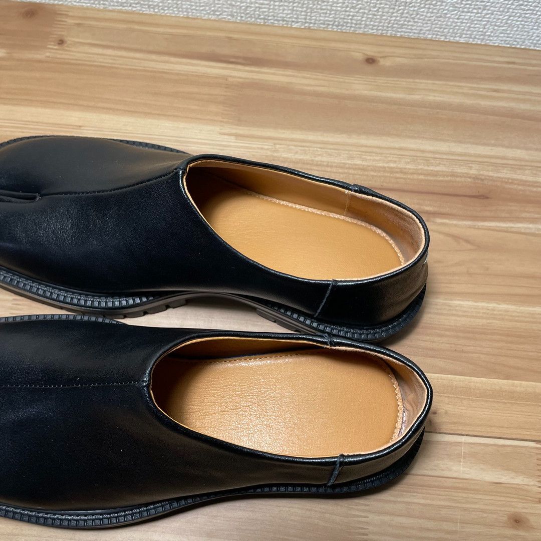 メンズ 足袋 バブーシュ スリッポン サイズ42 27cmくらい 黒 ローファー