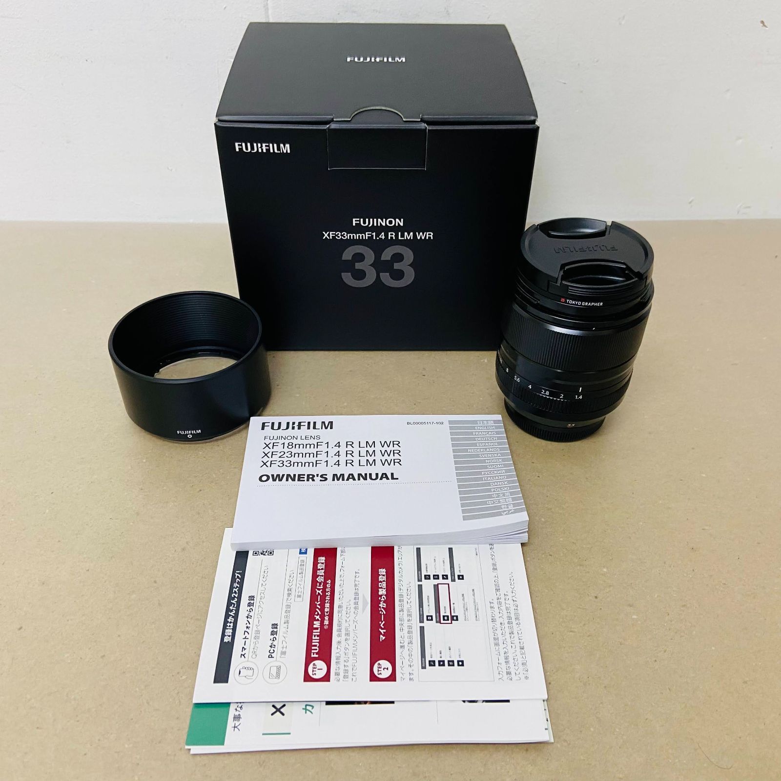 FUJINON XF33mm F1.4 R LM WR 付属品完備 フジノンレンズ