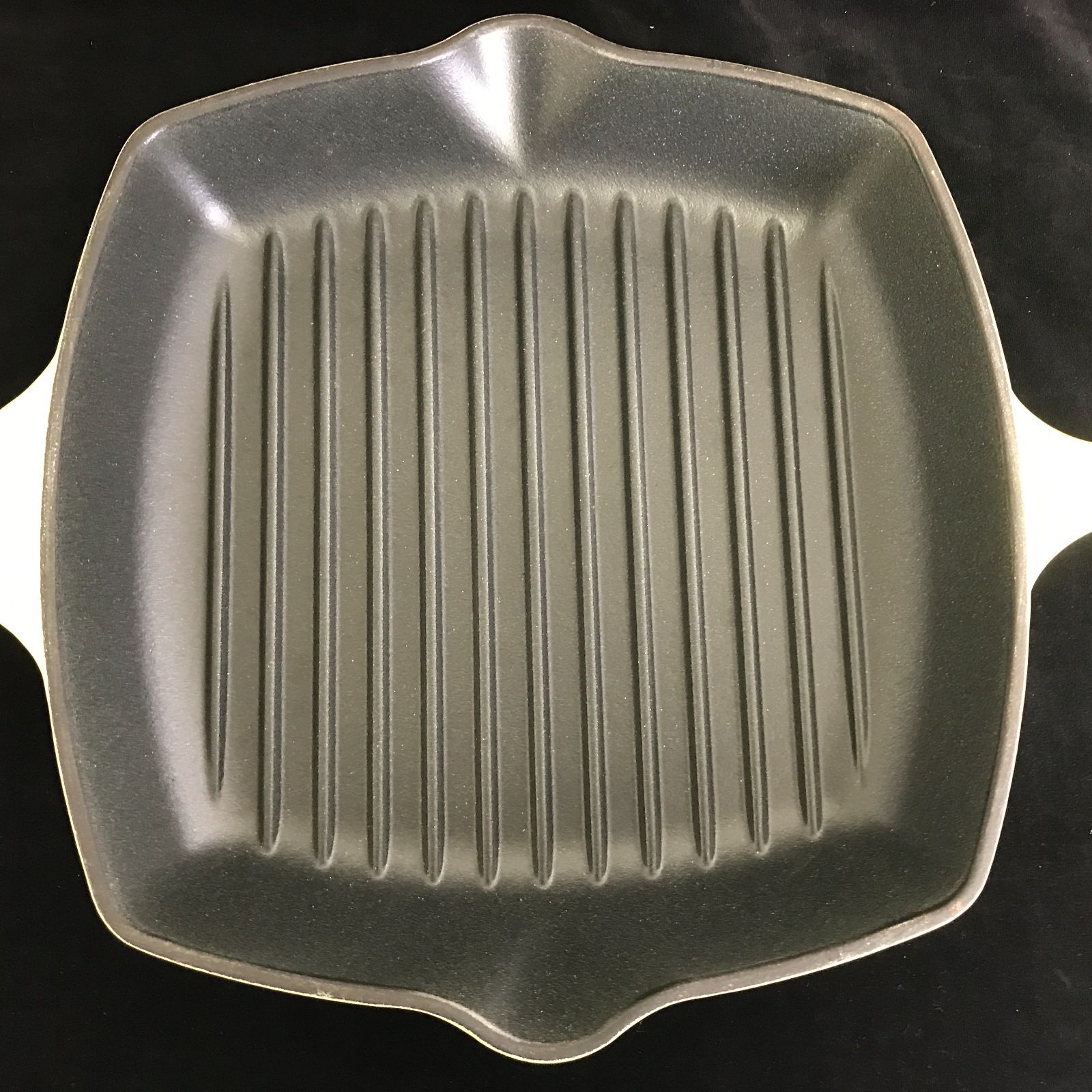 1206【未使用品】LE CREUSET ル・クルーゼ Square Skillet Grill Pan スキレットグリル シトロン色 調理器具