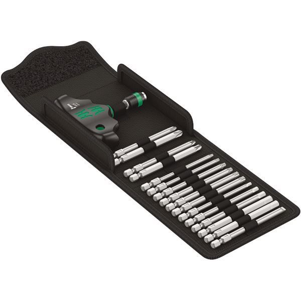 WERA ヴェラ 17点組 差込6.35mm 差替え式 T型 ドライバー ビットセット 057470 工具 ツール DIY 作業工具 道具