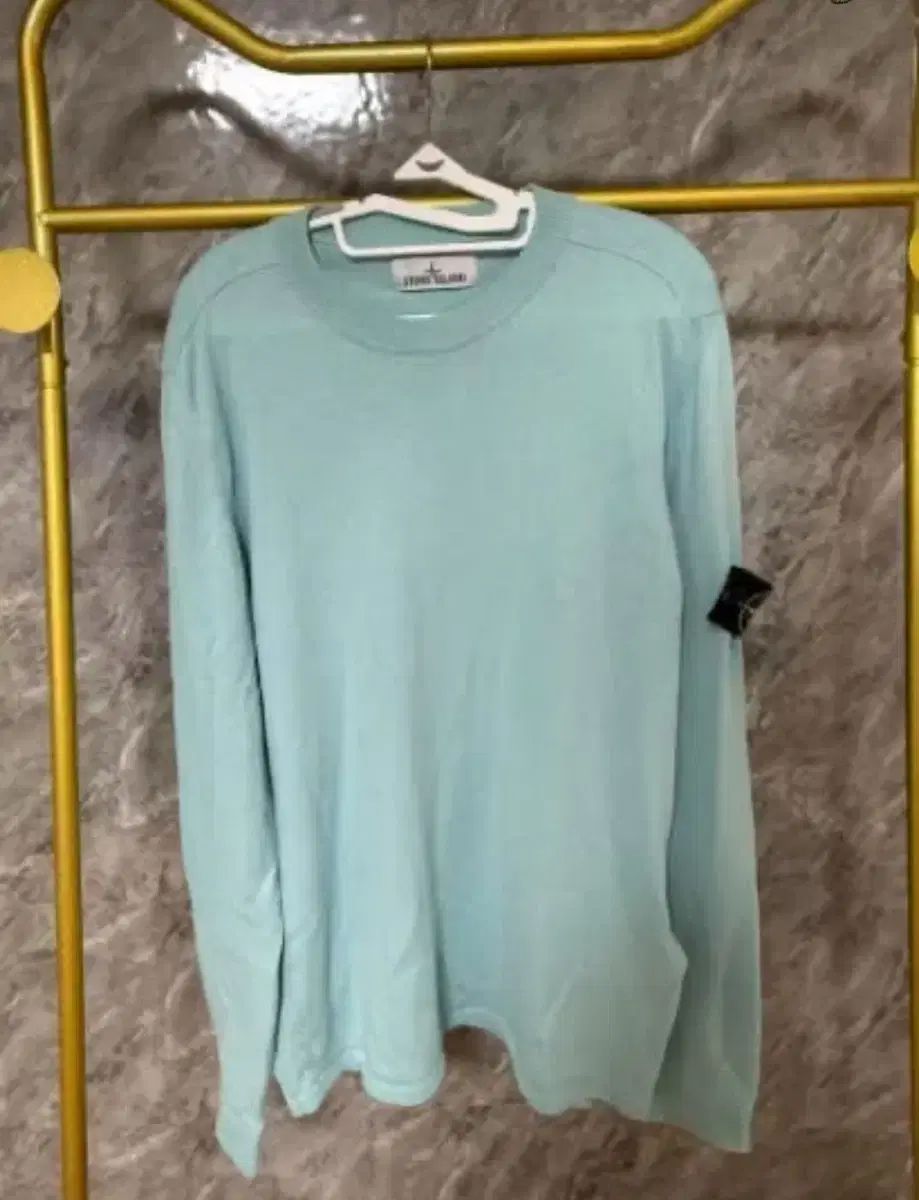 交信 STONE ISLAND ストーンアイランド スカイブルー ニット