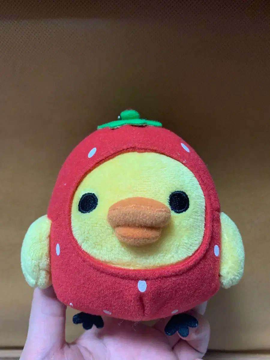 サンエックス リラックマ キイロイトリ いちご マスコット キーリング