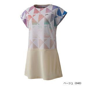プリントワンピース P 一部店舗限定／速乾性／洗える】モノトーンプリント ワンピース