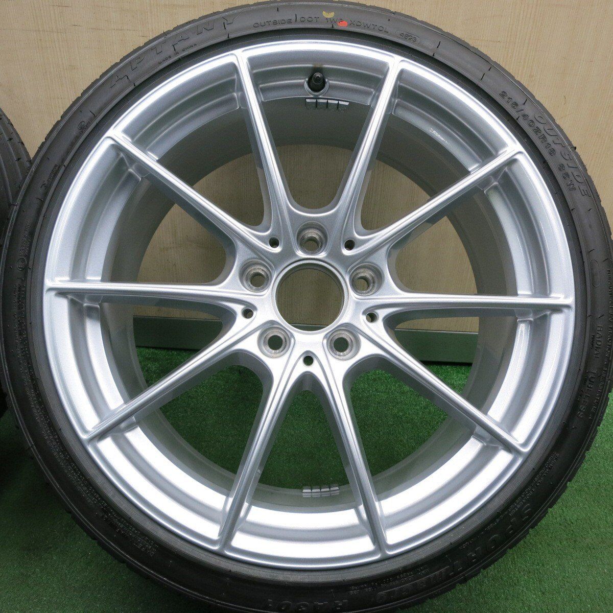 23年 キレイ ベンツ W223 Sクラス 純正 215 40R18 アプタニー SPORT macro RA301 PCD112 5H 4042008HAノ