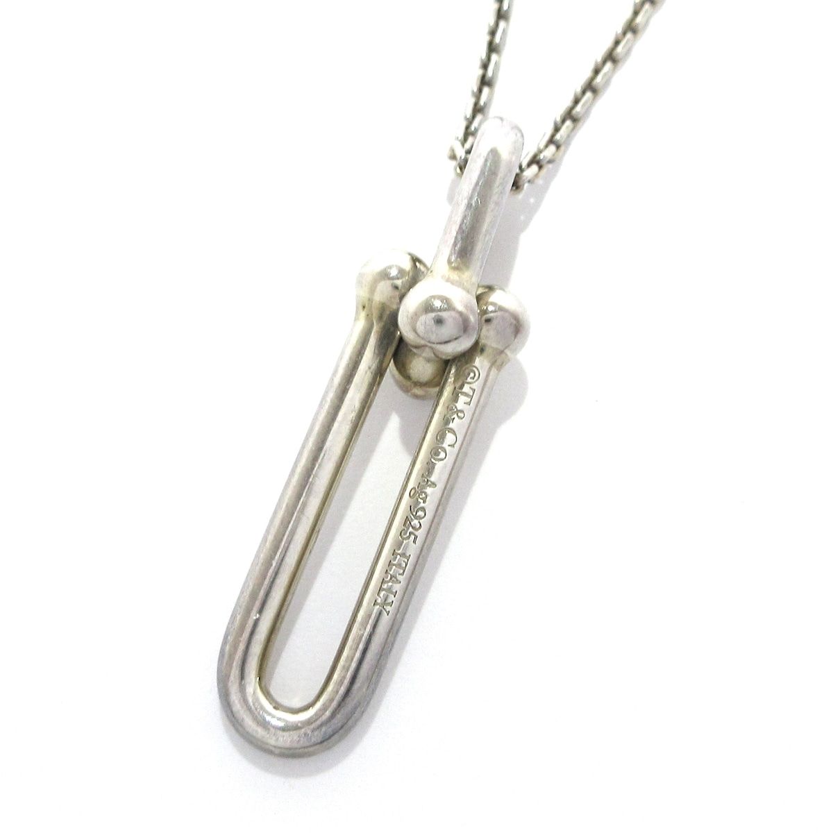 Tiffany ハードウェア 細長 リンク ペンダント(スターリングシルバー Tiffany ハードウェア 細長 リンク ペンダント(スターリングシルバー